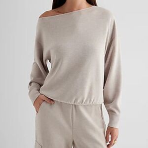 Express Light Taupe Women's Top